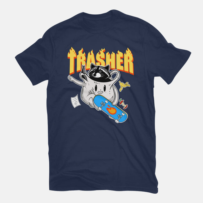 Trasher Panda-Womens-Fitted-Tee-Tri haryadi