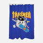 Trasher Panda-None-Polyester-Shower Curtain-Tri haryadi