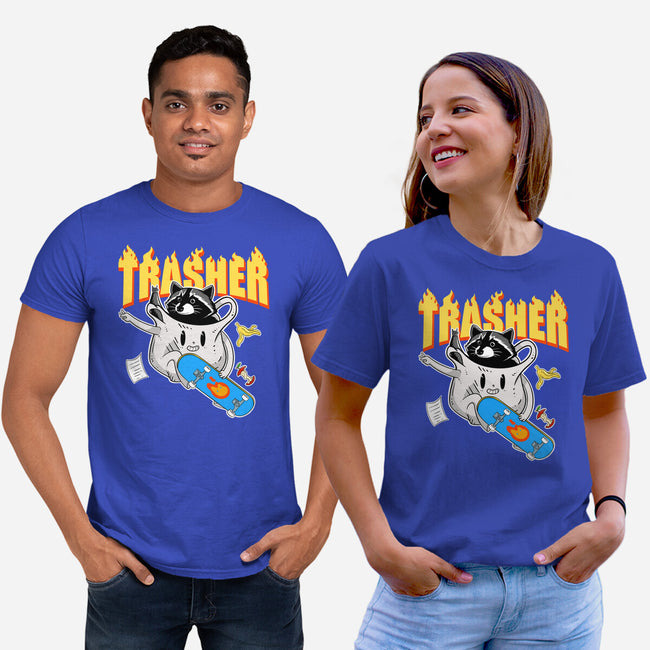 Trasher Panda-Unisex-Basic-Tee-Tri haryadi