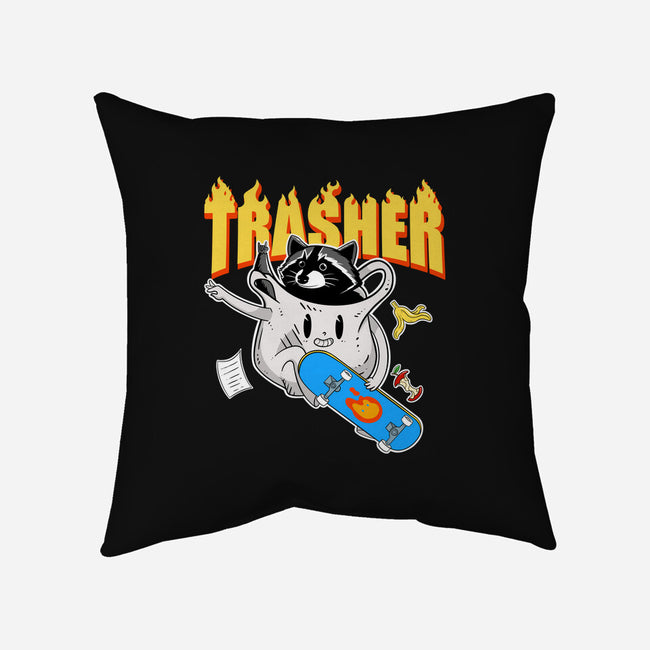 Trasher Panda-None-Non-Removable Cover w Insert-Throw Pillow-Tri haryadi