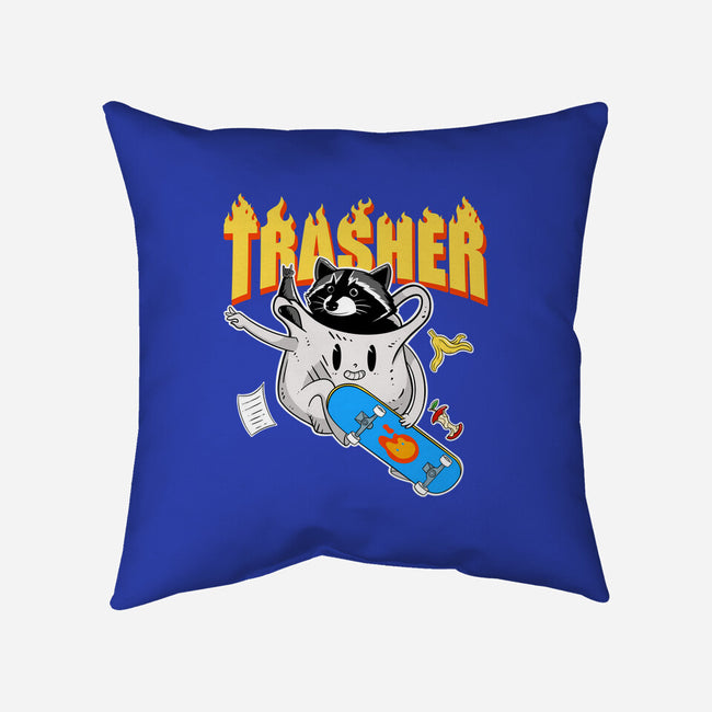 Trasher Panda-None-Non-Removable Cover w Insert-Throw Pillow-Tri haryadi