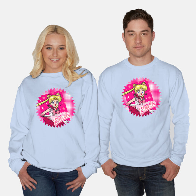 Sailor Barbie-Unisex-Crew Neck-Sweatshirt-Millersshoryotombo