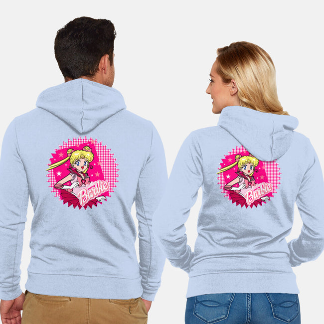 Sailor Barbie-Unisex-Zip-Up-Sweatshirt-Millersshoryotombo