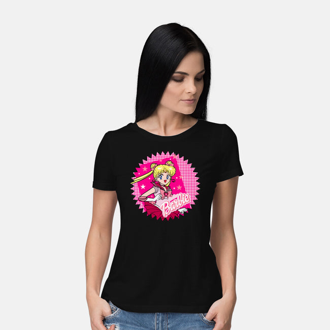 Sailor Barbie-Womens-Basic-Tee-Millersshoryotombo