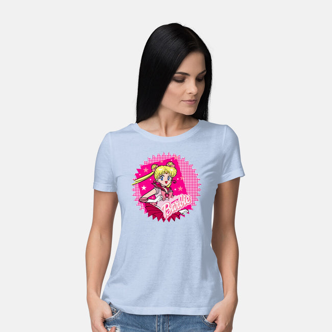 Sailor Barbie-Womens-Basic-Tee-Millersshoryotombo