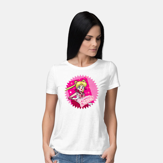 Sailor Barbie-Womens-Basic-Tee-Millersshoryotombo