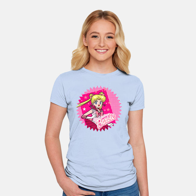 Sailor Barbie-Womens-Fitted-Tee-Millersshoryotombo