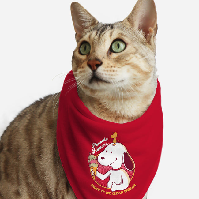 Ice Cream Parlor-Cat-Bandana-Pet Collar-leepianti