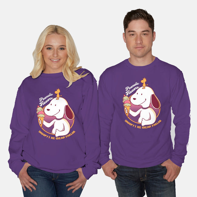 Ice Cream Parlor-Unisex-Crew Neck-Sweatshirt-leepianti