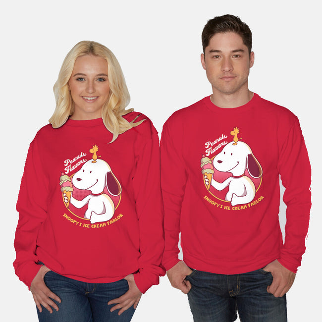 Ice Cream Parlor-Unisex-Crew Neck-Sweatshirt-leepianti