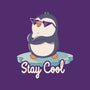 Stay Cool Funny Penguin-None-Non-Removable Cover w Insert-Throw Pillow-tobefonseca