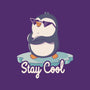 Stay Cool Funny Penguin-Womens-Off Shoulder-Sweatshirt-tobefonseca