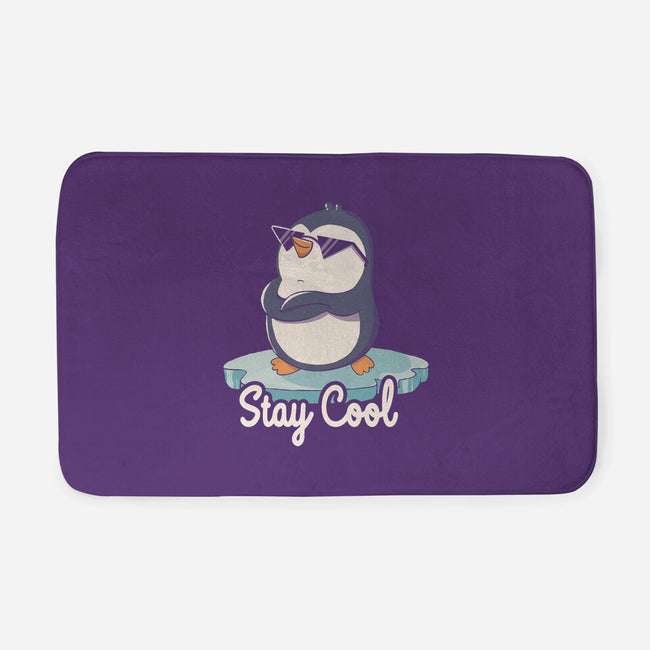 Stay Cool Funny Penguin-None-Memory Foam-Bath Mat-tobefonseca