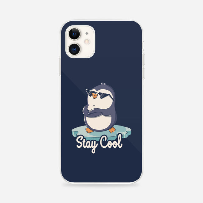 Stay Cool Funny Penguin-iPhone-Snap-Phone Case-tobefonseca