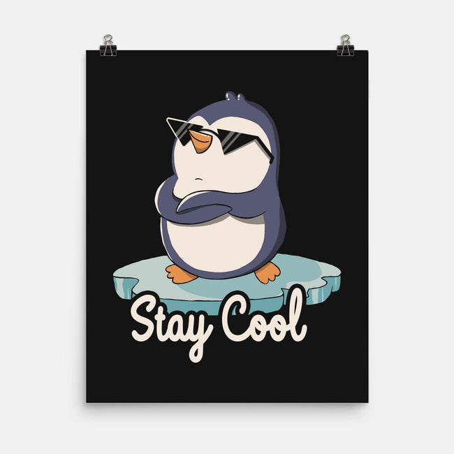 Stay Cool Funny Penguin-None-Matte-Poster-tobefonseca