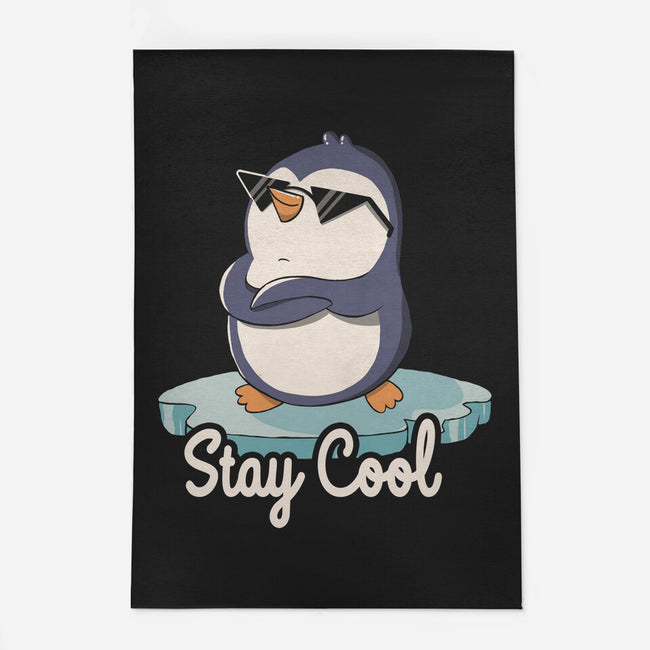 Stay Cool Funny Penguin-None-Indoor-Rug-tobefonseca