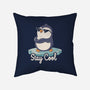 Stay Cool Funny Penguin-None-Non-Removable Cover w Insert-Throw Pillow-tobefonseca