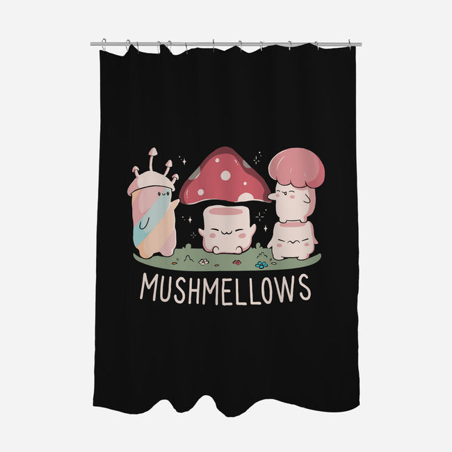 Mushmellows Kawaii Fungi-None-Polyester-Shower Curtain-tobefonseca