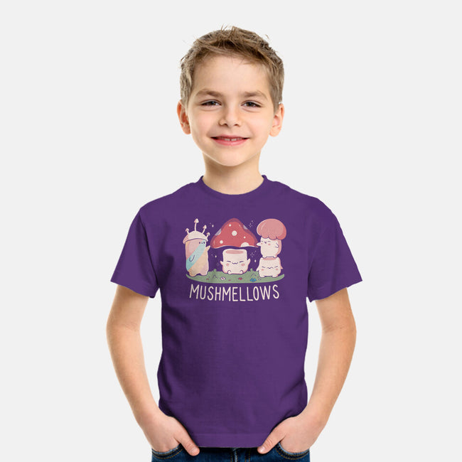 Mushmellows Kawaii Fungi-Youth-Basic-Tee-tobefonseca