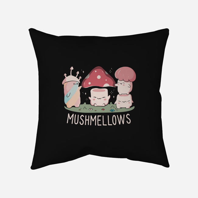 Mushmellows Kawaii Fungi-None-Non-Removable Cover w Insert-Throw Pillow-tobefonseca