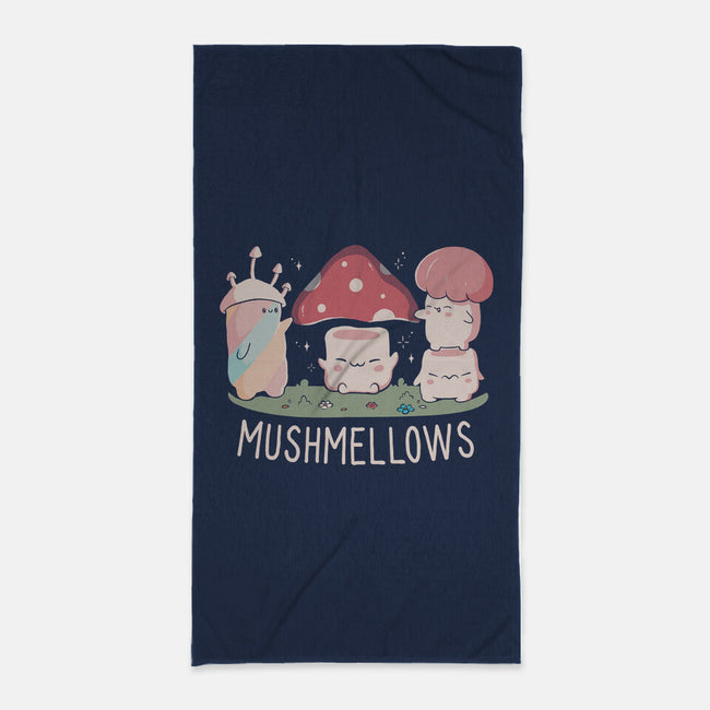 Mushmellows Kawaii Fungi-None-Beach-Towel-tobefonseca