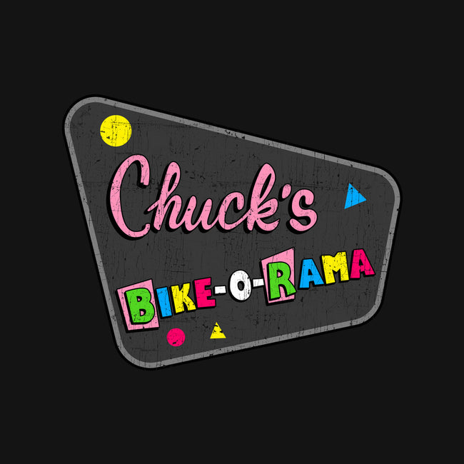 Chuck's Bike-O-Rama-None-Beach-Towel-sachpica