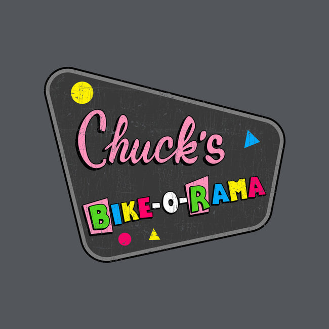 Chuck's Bike-O-Rama-Womens-V-Neck-Tee-sachpica