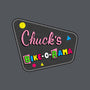 Chuck's Bike-O-Rama-Womens-V-Neck-Tee-sachpica