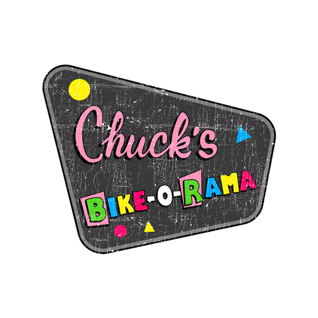 Chuck's Bike-O-Rama-None-Removable Cover w Insert-Throw Pillow-sachpica