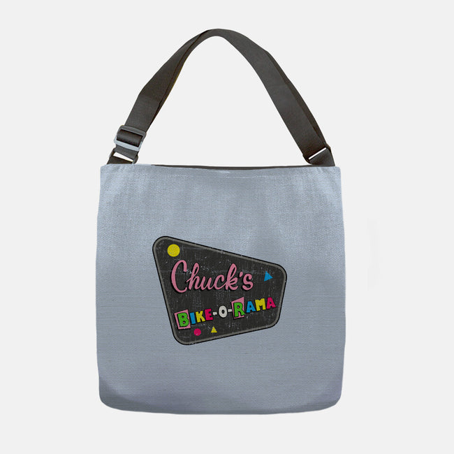 Chuck's Bike-O-Rama-None-Adjustable Tote-Bag-sachpica