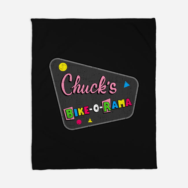 Chuck's Bike-O-Rama-None-Fleece-Blanket-sachpica