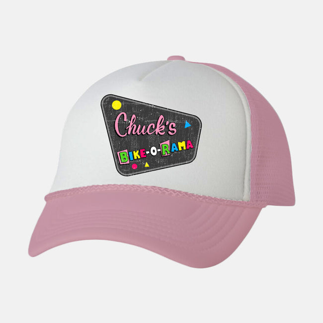 Chuck's Bike-O-Rama-Unisex-Trucker-Hat-sachpica