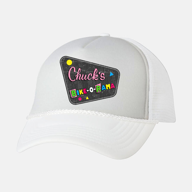 Chuck's Bike-O-Rama-Unisex-Trucker-Hat-sachpica