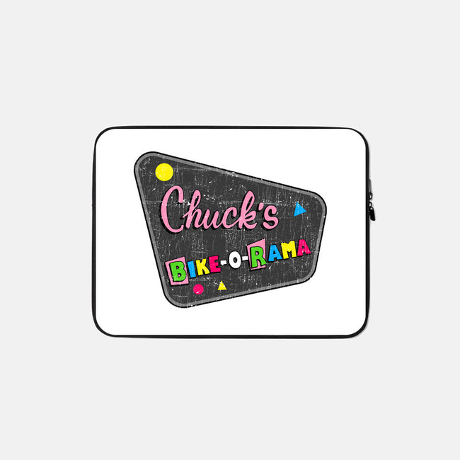 Chuck's Bike-O-Rama-None-Zippered-Laptop Sleeve-sachpica