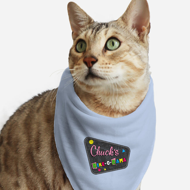 Chuck's Bike-O-Rama-Cat-Bandana-Pet Collar-sachpica