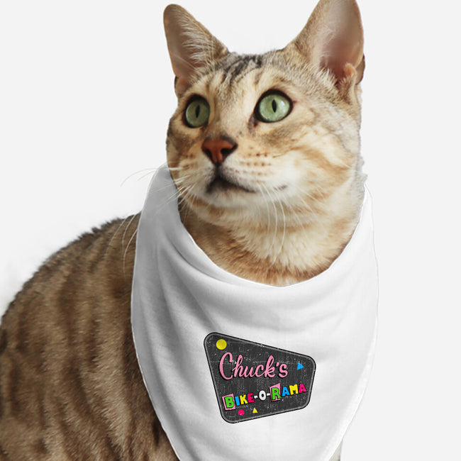 Chuck's Bike-O-Rama-Cat-Bandana-Pet Collar-sachpica