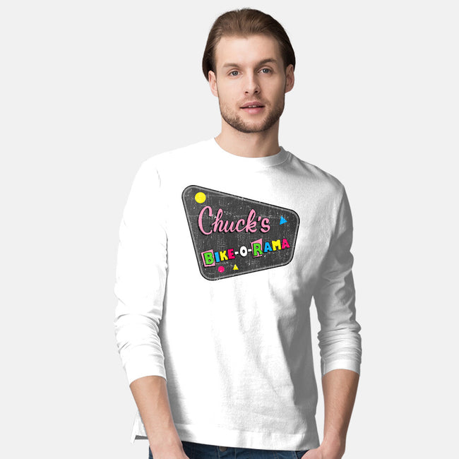 Chuck's Bike-O-Rama-Mens-Long Sleeved-Tee-sachpica