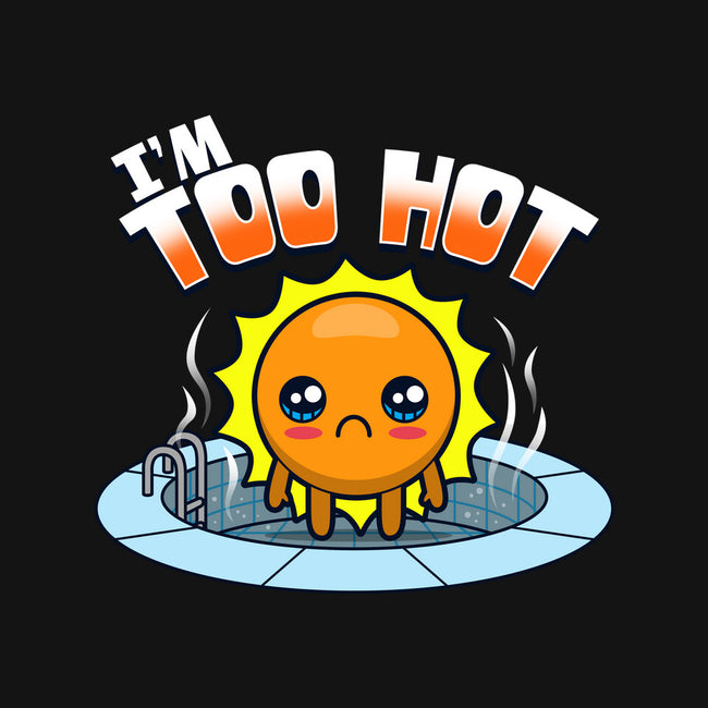 I'm Too Hot-Womens-Off Shoulder-Sweatshirt-Boggs Nicolas