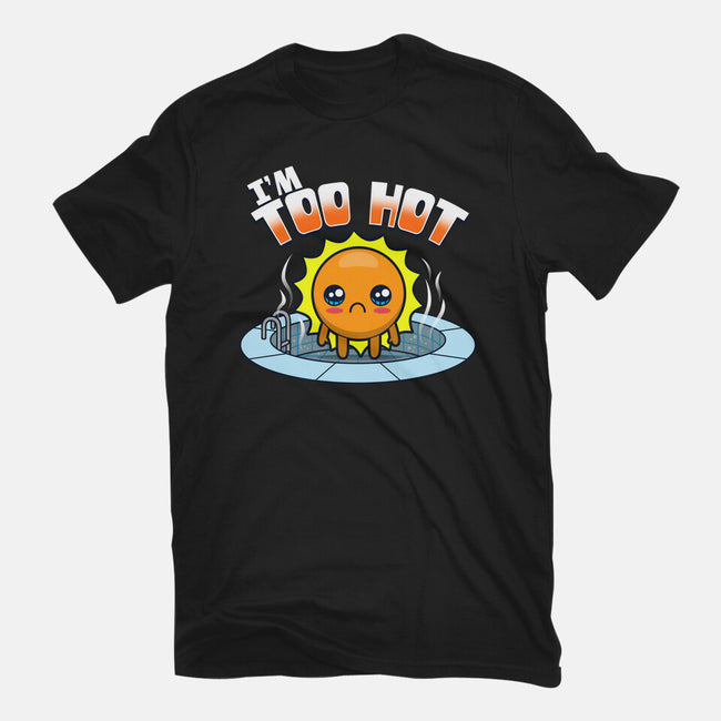 I'm Too Hot-Womens-Fitted-Tee-Boggs Nicolas