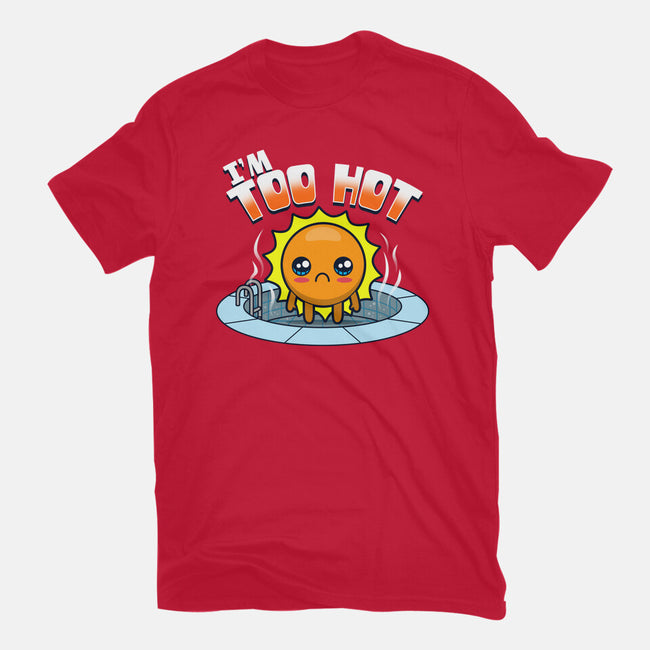 I'm Too Hot-Womens-Fitted-Tee-Boggs Nicolas