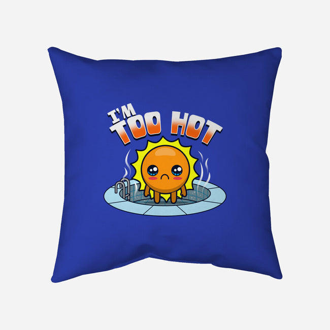 I'm Too Hot-None-Removable Cover w Insert-Throw Pillow-Boggs Nicolas