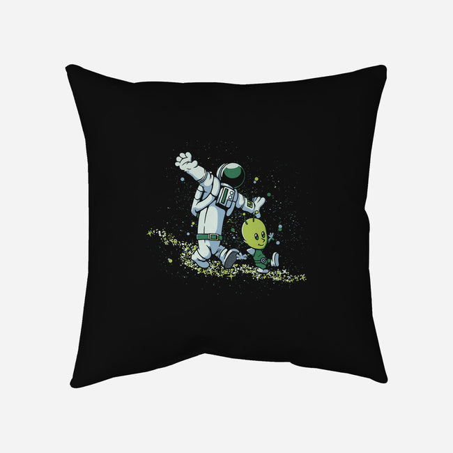 Chasing Stars-None-Removable Cover-Throw Pillow-tobefonseca