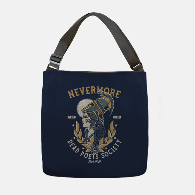 Nevermore Dead Poets Society-None-Adjustable Tote-Bag-Nemons