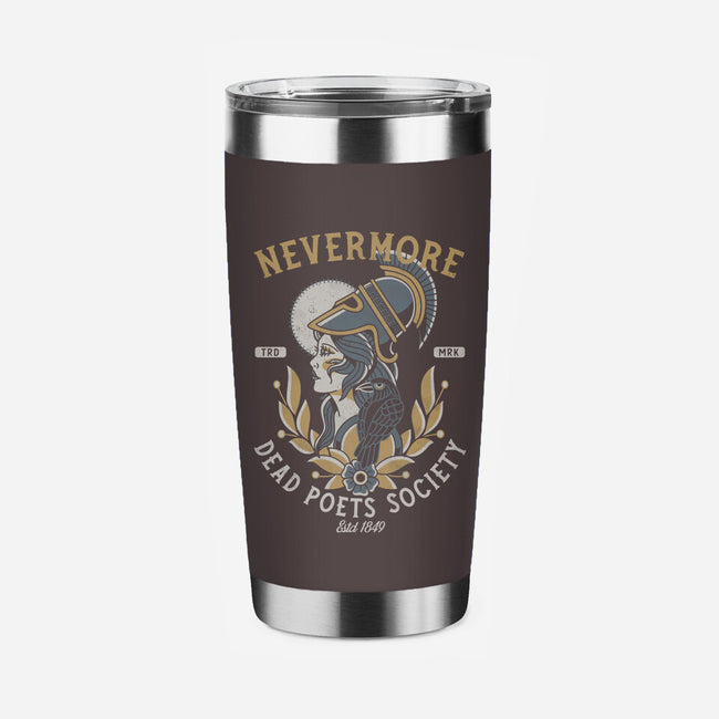 Nevermore Dead Poets Society-None-Stainless Steel Tumbler-Drinkware-Nemons