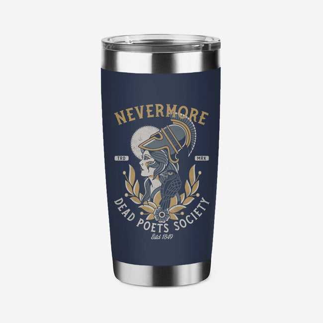 Nevermore Dead Poets Society-None-Stainless Steel Tumbler-Drinkware-Nemons