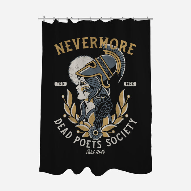 Nevermore Dead Poets Society-None-Polyester-Shower Curtain-Nemons