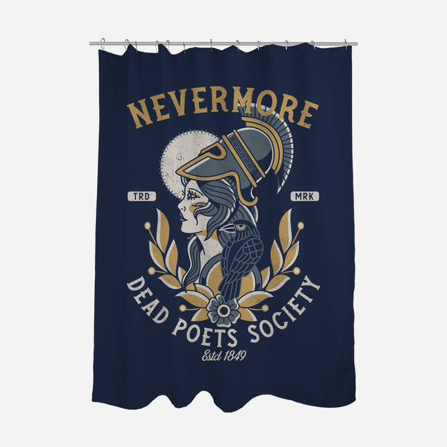 Nevermore Dead Poets Society-None-Polyester-Shower Curtain-Nemons