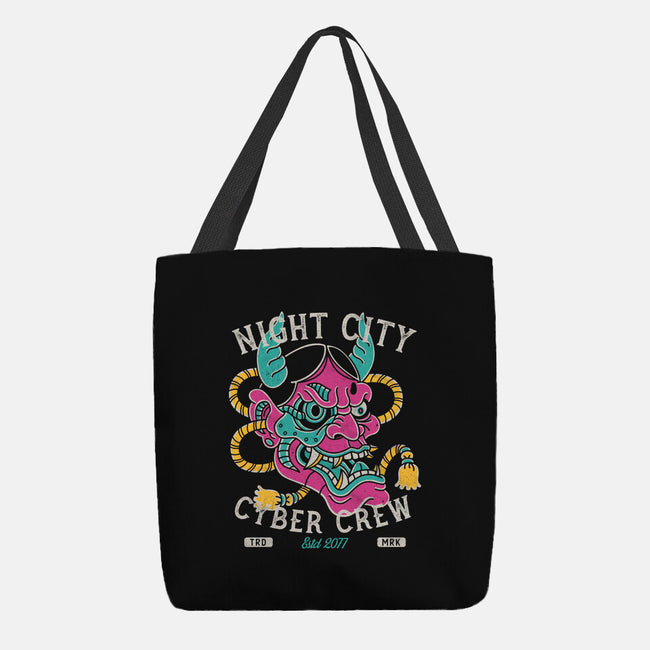 Night City Cyber Crew-None-Basic Tote-Bag-Nemons