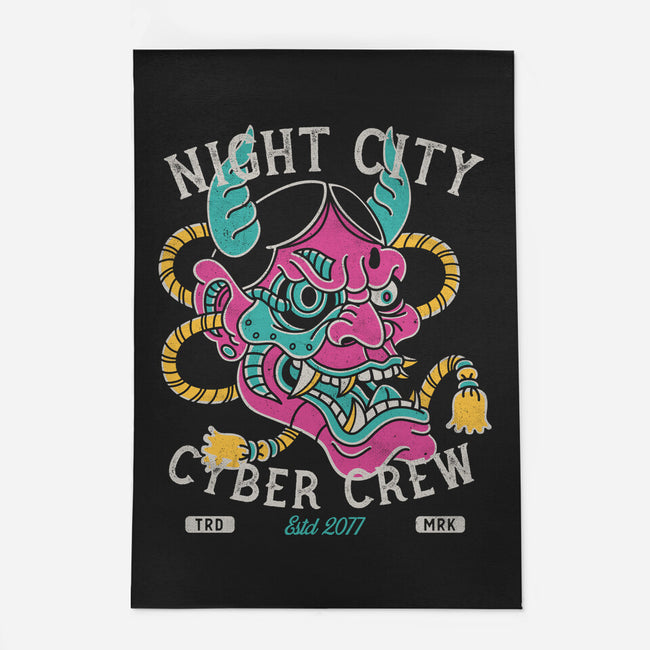 Night City Cyber Crew-None-Outdoor-Rug-Nemons