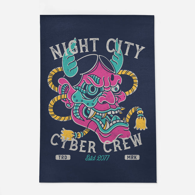 Night City Cyber Crew-None-Outdoor-Rug-Nemons